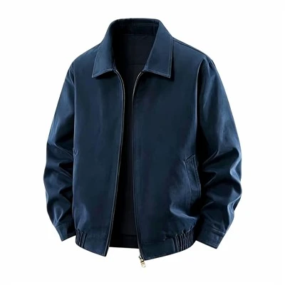 Lässige Bomberjacke aus Baumwolle